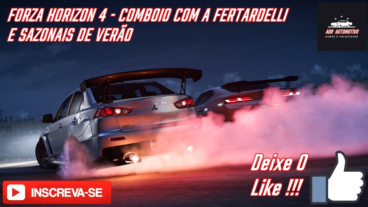 FORZA HORIZON 4   COMBOIO COM A FERTARDELLI E SAZONAIS DE VERÃO
