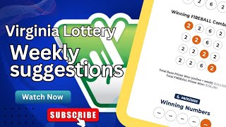Virginia Lottery Weekly Suggestions July Week Two 2025 Cash Pop Pick 5/4/3 Predictions