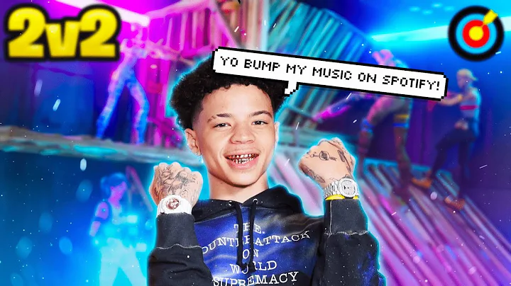 Trash Underground Artist Promotes his Music - Fortnite 2v2 Piece Control