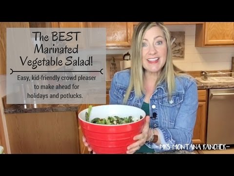 The BEST Marinated Vegetable Salad!