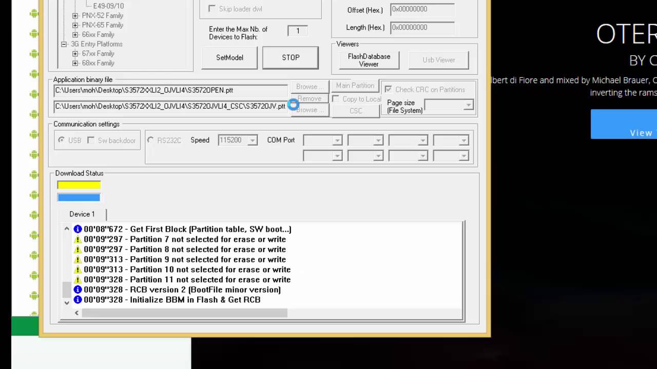 flash loader samsung s3570