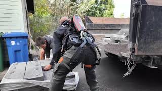 Biolift Exoskeleton in Action - Hardscaping