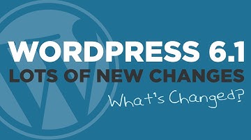 [WordPress 6.1 Update] What