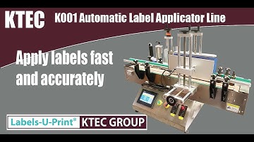 Automatic label appliacator line - Labels-U-Print ® - KTEC GROUP UK