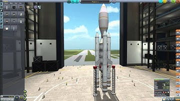 Kerbal Space Program Tutorial  (1) Thrust to weight ratio Explained!