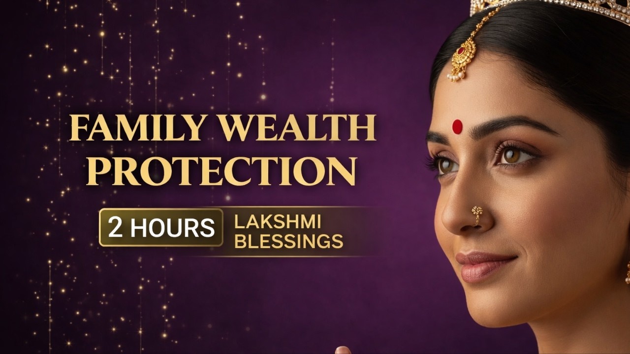 2 Hours Karagre Vasate Lakshmi Mantra for Family Wealth Protection & Prosperity Blessings