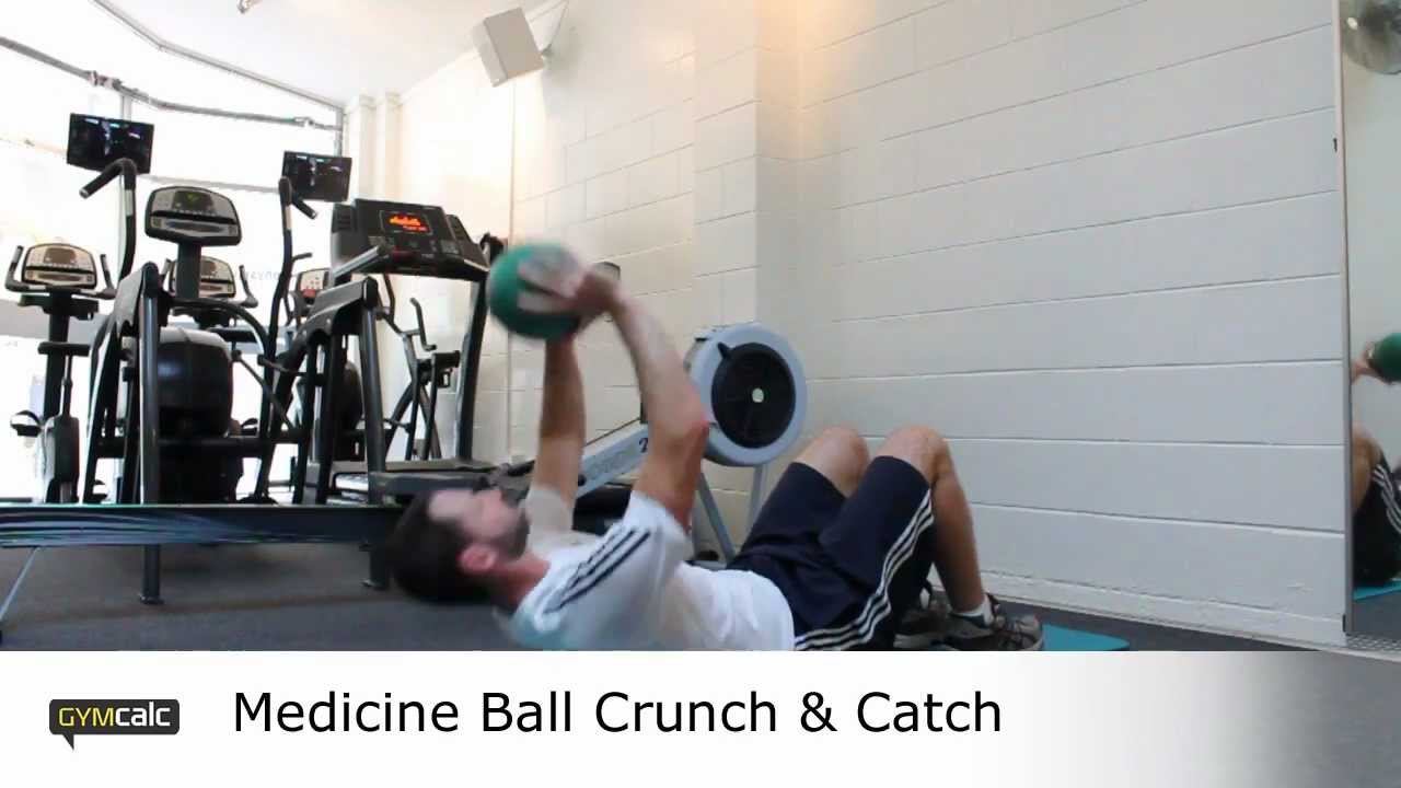 Medicine Ball Crunch & Catch YouTube
