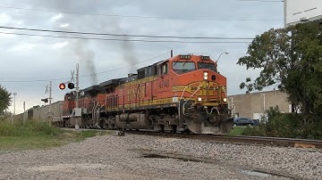 A few trains on the BNSF Madill Sub - 11/5/16 // Trinity Rail Productions