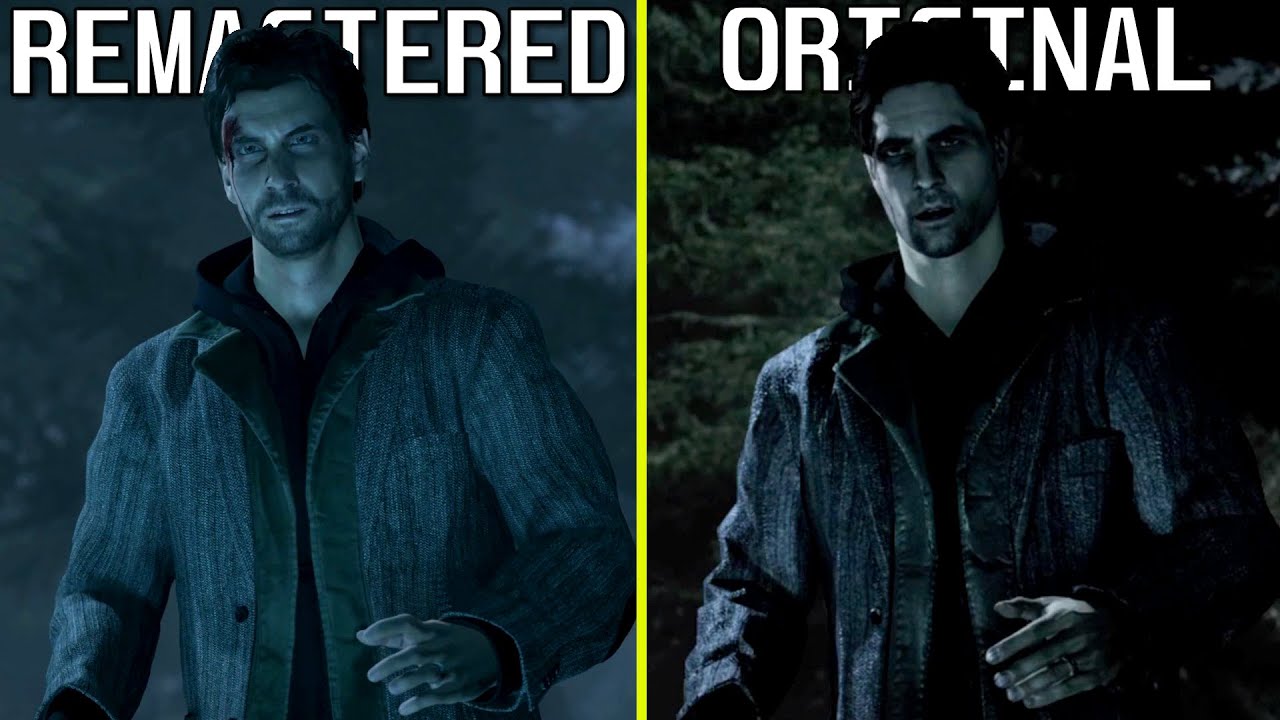 Alan Wake Remastered vs Original Early Graphics Comparison 