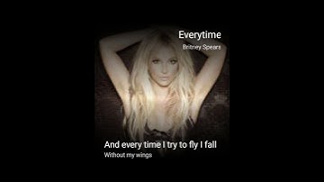 Thumbnail of Everytime #cover by #britneyspears #love #song #music #lyrics #shorts