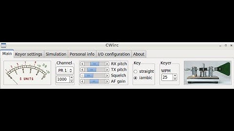 CWirc using the  pulseaudio-equalizer for better cw audio tone output