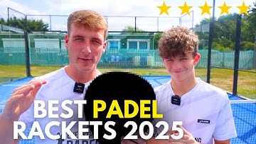 TOP 5 BEST Padel Rackets 2025! (Our Favourites)