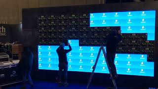 Video Wall Timelapse