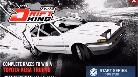 NFS NO LIMITS GAMEPLAY | DRIFT KING SPECIAL EVENT | TOYOTA AE86 Trueno