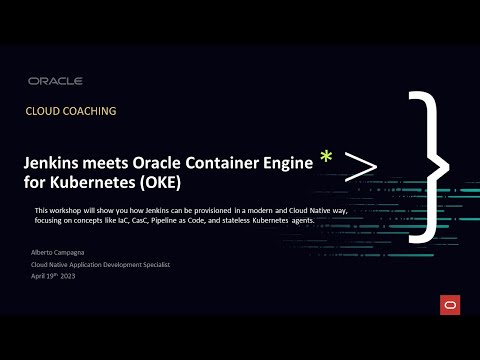 Cloud Coaching - Jenkins meets Oracle Container Engine for Kubernetes (OKE) Episode cover