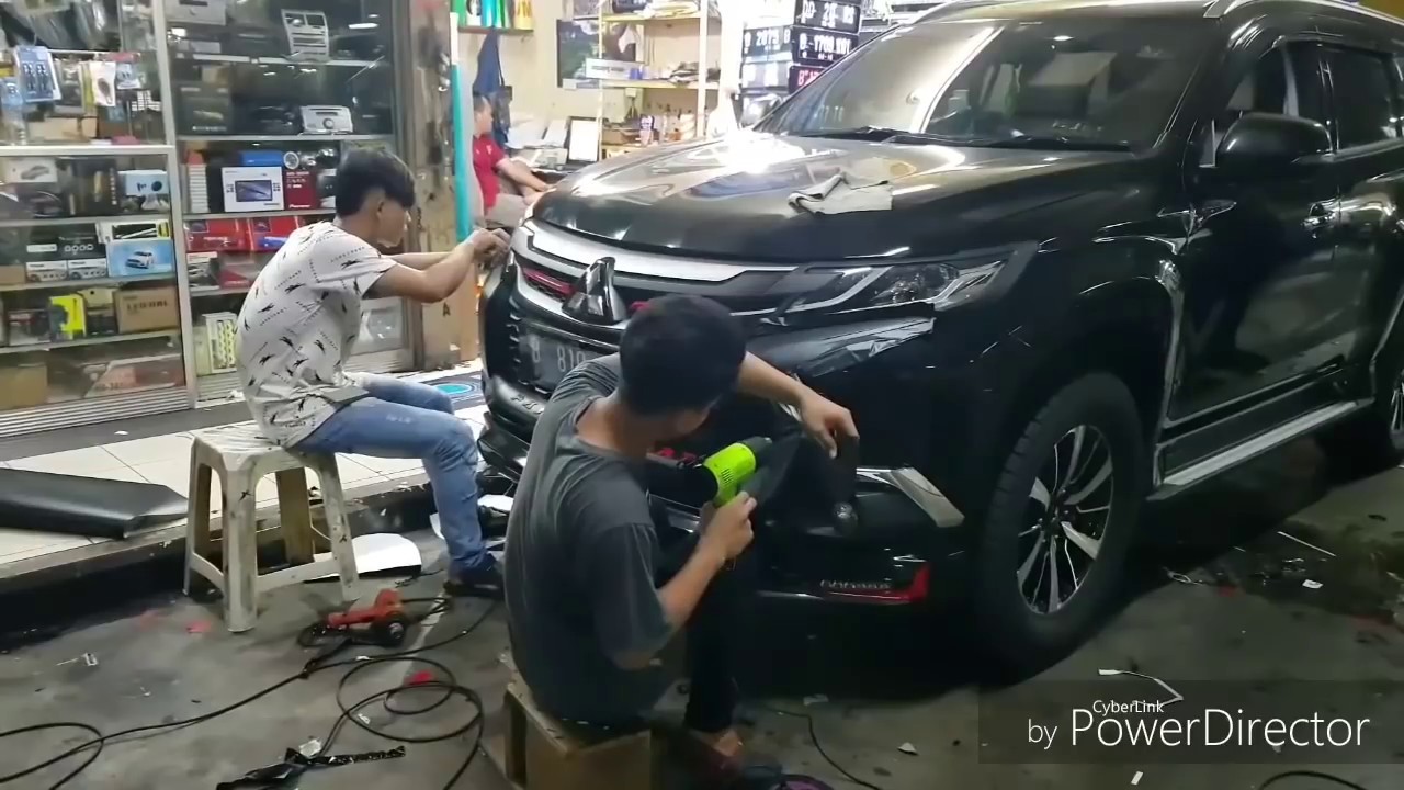 Pajero Sport Tampil Sangar Pakai Sticker Hitam Doff YouTube