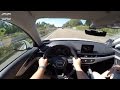 Audi A4 Avant 2.0 TDI (2016) on German Autobahn - POV Top Speed Drive