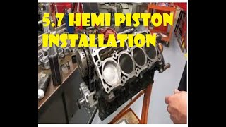 Installing a Piston and Rod Assembly