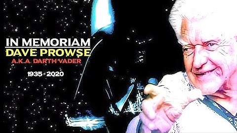 Tribute to DAVID PROWSE aka DARTH VADER | In Memoriam