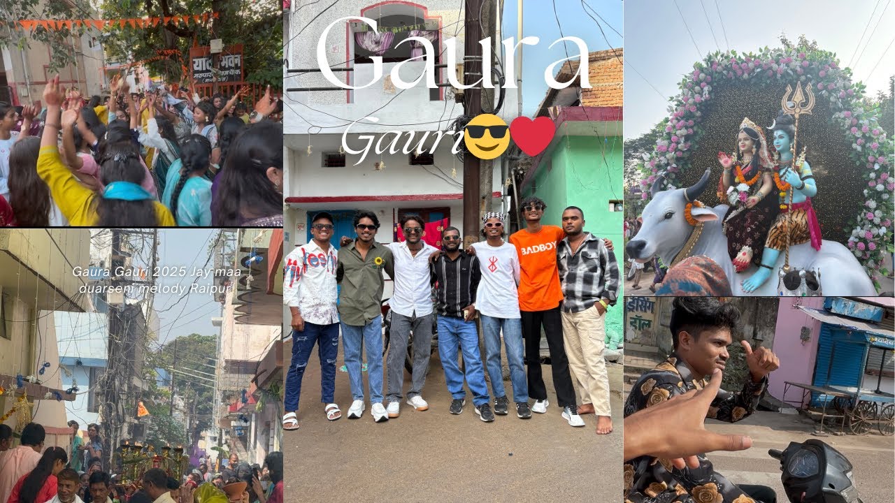 #vlog19 Gaura gauri 2025 😍 Jay maa duarseni melody Heart of feeling ❤️🙏🏼