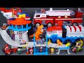 Paw Patrol Toys Unboxing Series | Paw Patrol Fire Truck Rescue &amp; Dinosaur Park | Paw Crane Tower