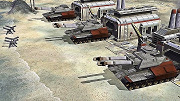 General Ironside vs 3 USA Super - Command & Conquer Generals Apocalyptic