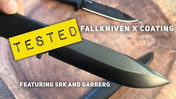Tested: The New Fallkniven Black Coating vs Mora Garberg and Cold Steel SRK