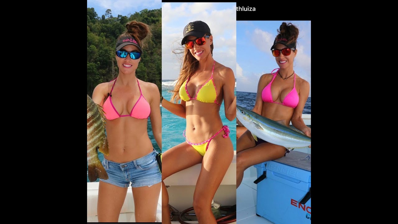 HOTTEST Fishing Girl Luiza BIKINI Complications!!!!! Must WAtch really ...