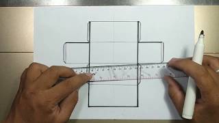 How to draw RECTANGULAR PRISM step by step