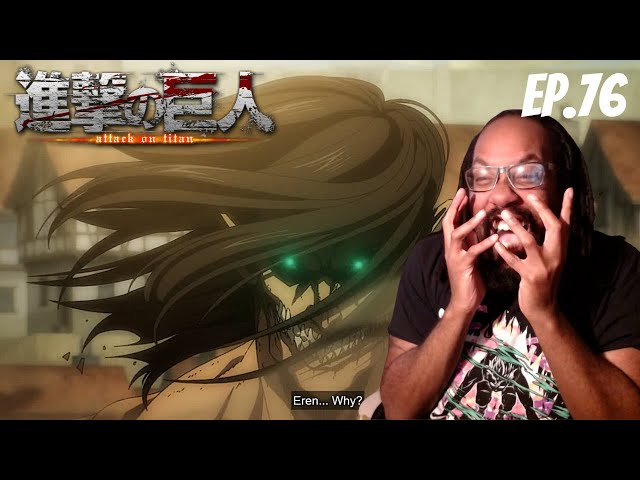 EREN VS REINER! ATTACK ON TITAN Temporada 4 Episódio 17 REACT