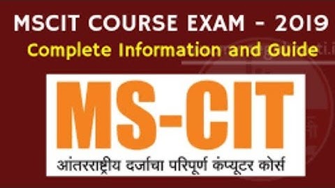 How to ms-cit course demo exam questions practice test online?