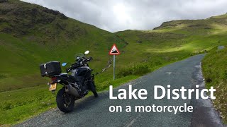 Lake District on a motorcycle