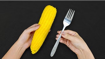 Remove Corn Kernels In Just 1 Minute. Grandma Taught Me This Trick!