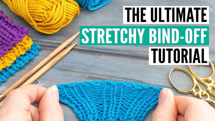 STRETCHY BIND OFF for Beginners (game changing!) 