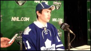 Toronto Maple Leafs Draft Pick Stuart Percy @ the NHL Draft