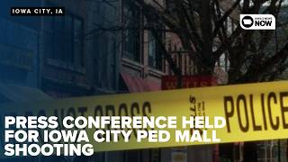 LIVE: Downtown Iowa City shooting press conference