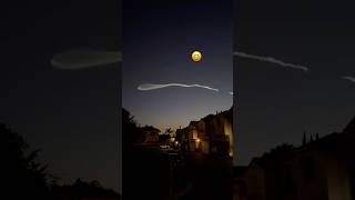 Space jellyfish!! SpaceX falcon nine launch from Vandenberg  #SpaceX #Vandenberg #Starlink ￼