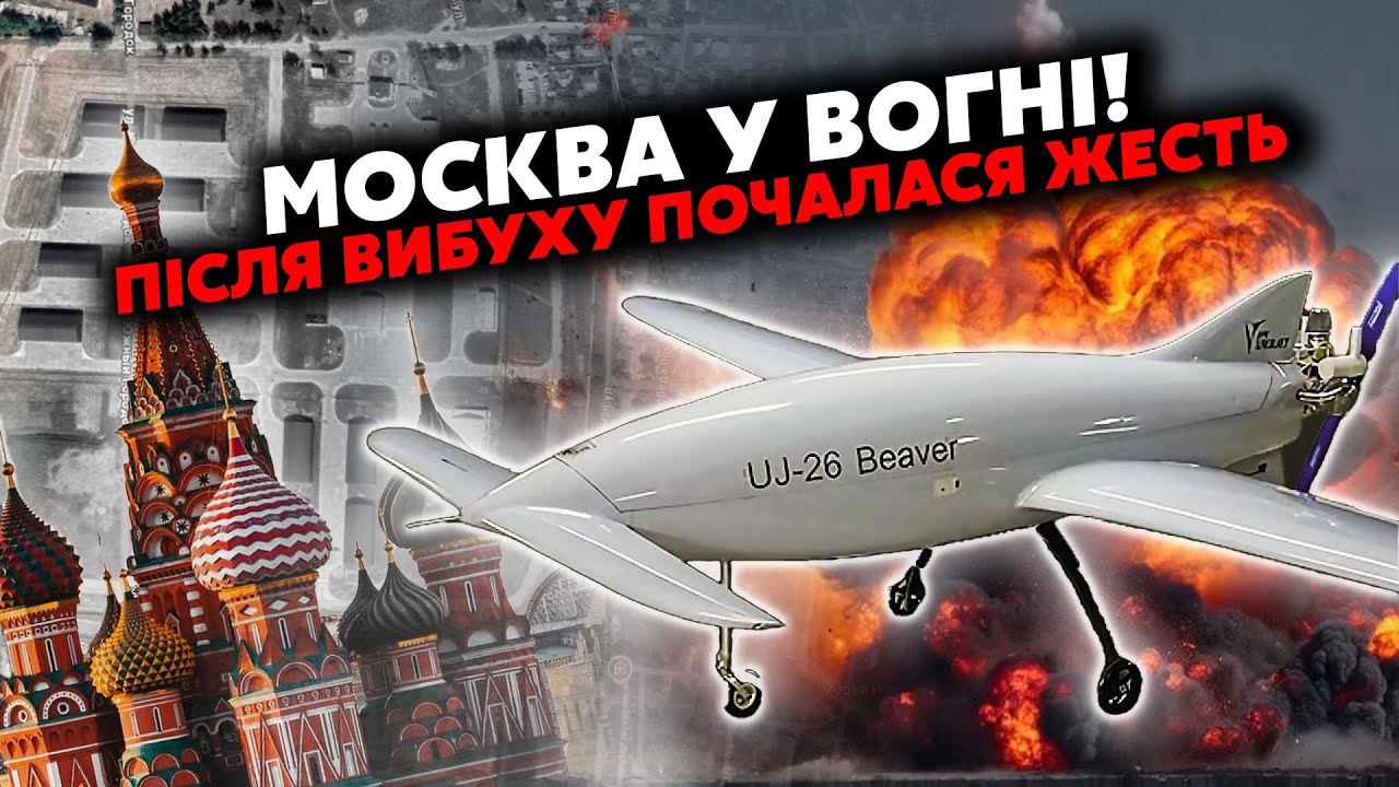 7 хвилин тому! Москву РОЗІРВАЛО ВІД ВИБУХУ. Вогонь НА ВСЕ МІСТО
