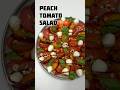 🍑 Peach Caprese with Mozzarella and Basil