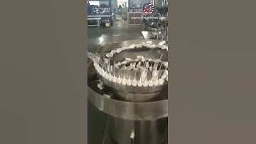 Automatic spray bottle liquid filling capping machine with plastic spray pump cap sorting system