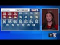 LIVE: Morning rain turns to hazardously hot afternoon