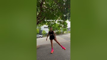 12 months of running transformation 🫢 #marathonprep #running #fitness #runwithme #ultra #runner