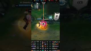 EG Ssumday Garen SoloKill FLY Impact K'Sante  - EG vs FLY 2023 LCS Spring Split #shorts