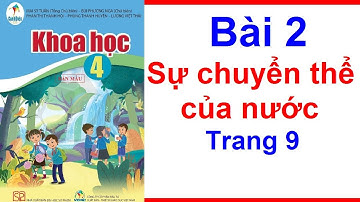 Khoa Học Lớp 4 Bài 2 Sự Chuyển Thể Của Nước