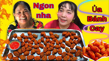 Như Ú Làm Mâm Bánh Cay Khoai Mì Siêu Cay Ăn Vặt Cùng Mẹ Ở Nhà Chồi