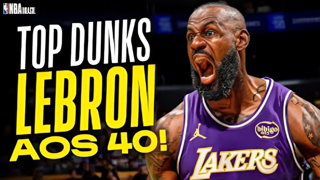 LeBron James’ Best Dunks Since Turning 40 🔥
