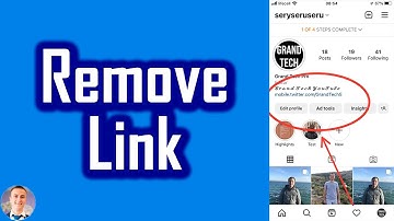 How To Remove Link From Instagram Bio! (NEW)