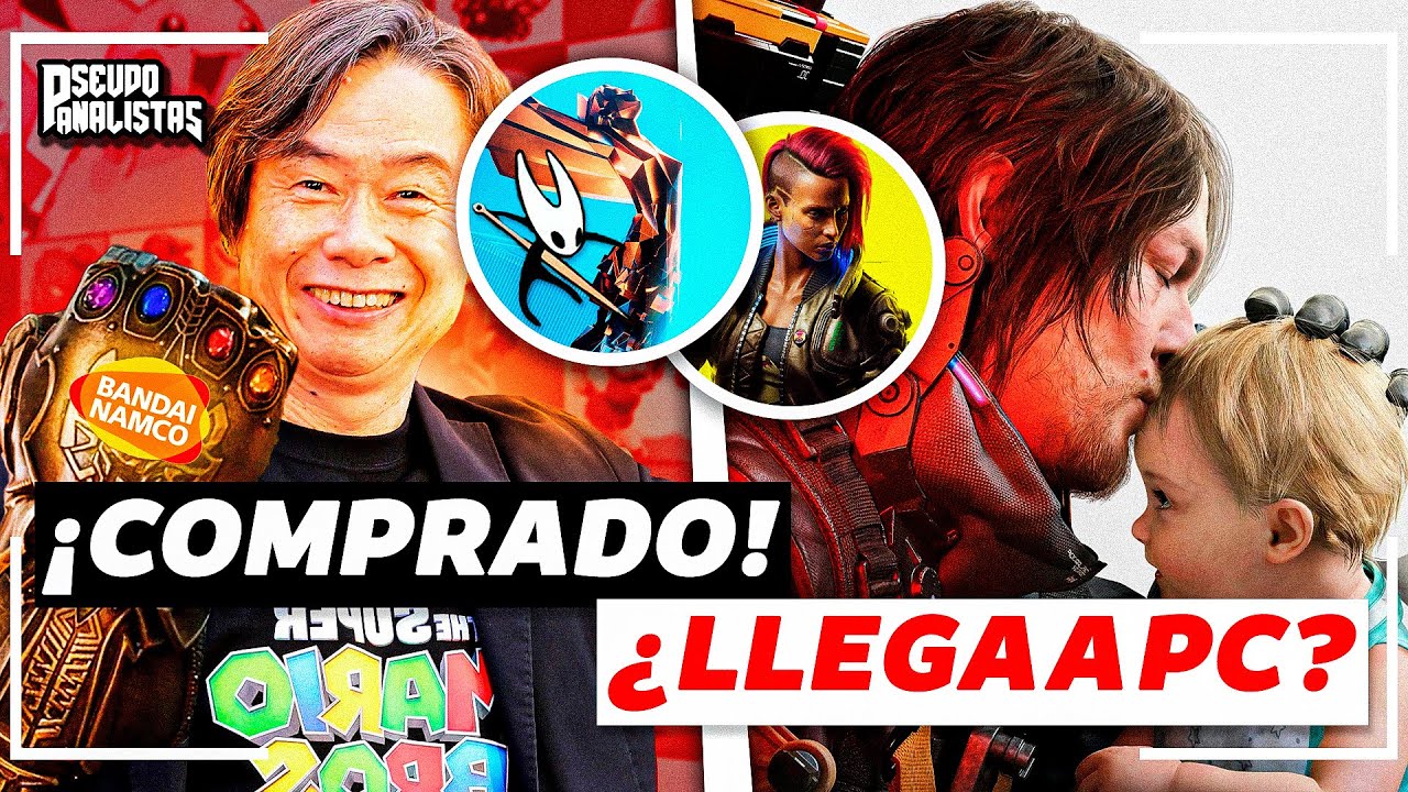 NINTENDO COMPRA BANDAI NAMCO, DEATH STRANDING 2 EL PORT A PC MAS RAPIDO | #Pseudoanalistas S10E28