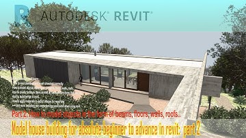 Modern House in Revit Tutorial | Revit  : Part #2