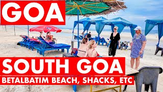 Goa | Betalbatim Beach - South Goa | December - 2023 | Goa Vlog | Shopping | Shacks | Colva Beach |